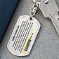 To Our Daughter Keychain, Gift From Parents