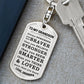 To My Grandson Keychain, Braver, Stronger, Smarter