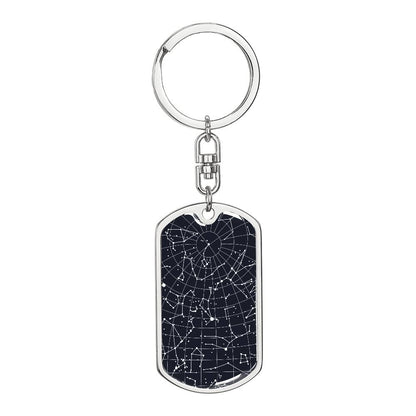 Dog Tag Keychain Frisco Texas
