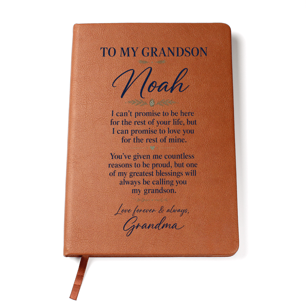 Custom Name Grandson Journal