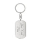 To My Grandson Keychain Cherished Chapters