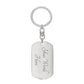 USA Germany Flag Keychain