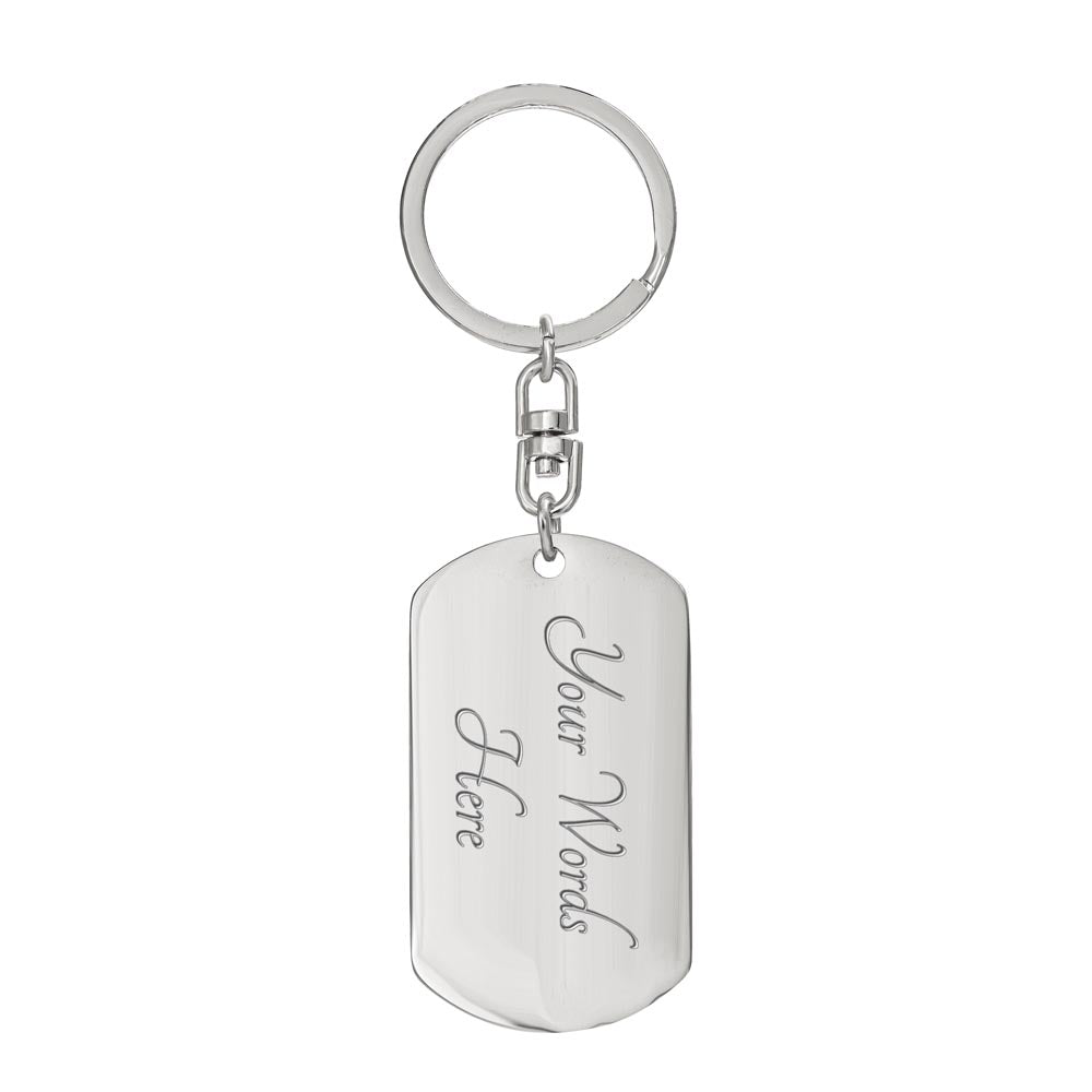 USA Germany Flag Keychain