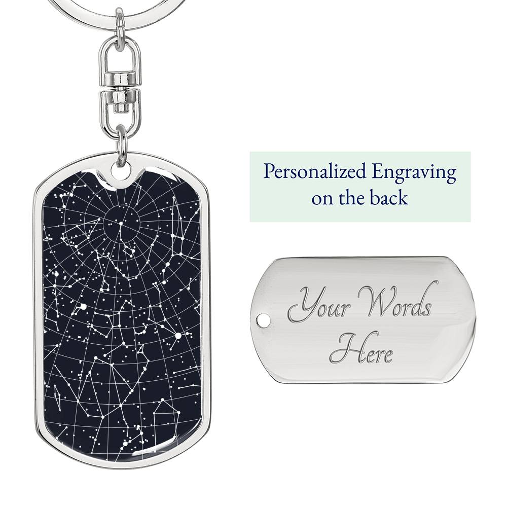 Dog Tag Keychain 09042025