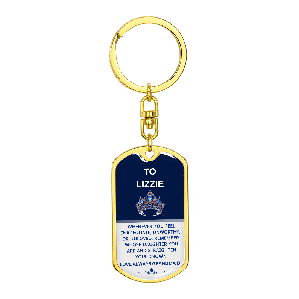 To My Granddaugher Keychain 02042025