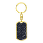 Celestial Night Sky Pendant Keychain Orlando Florida