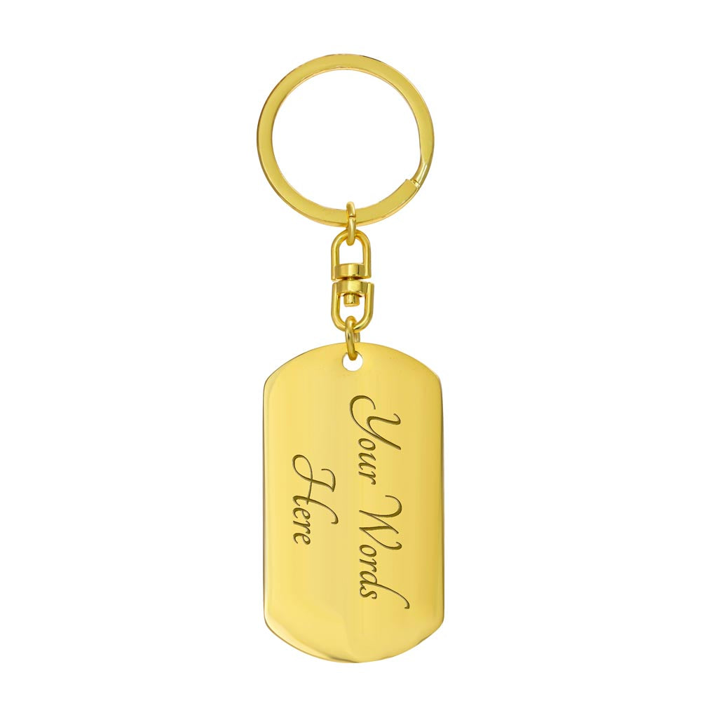 USA Germany Flag Keychain