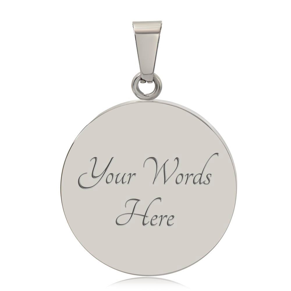 Kid Art Graphic Pendant Necklace 06112024