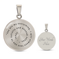 Custom Quote Necklace - Spiral Text
