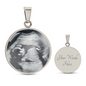 Graphic Sonogram Pendant Necklace