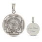 Sri Yantra Sacred Geometry Cube Necklace