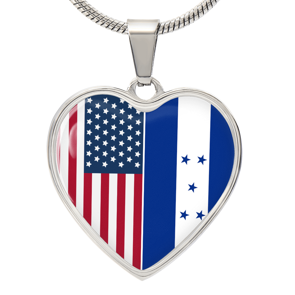 Custom 2 Flag Heart Necklace 12122025