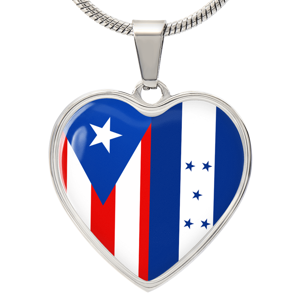 2 Flag heart Pendant 12172025