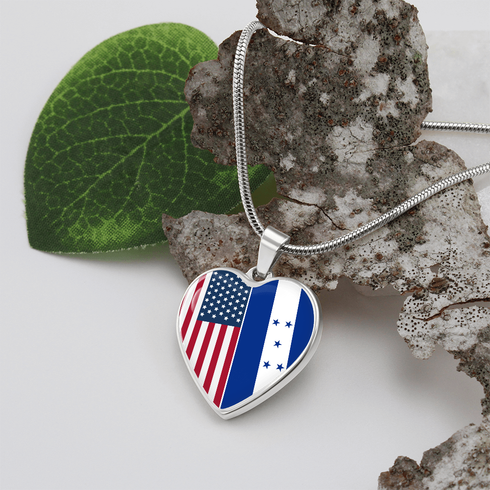 Custom 2 Flag Heart Necklace 12122025