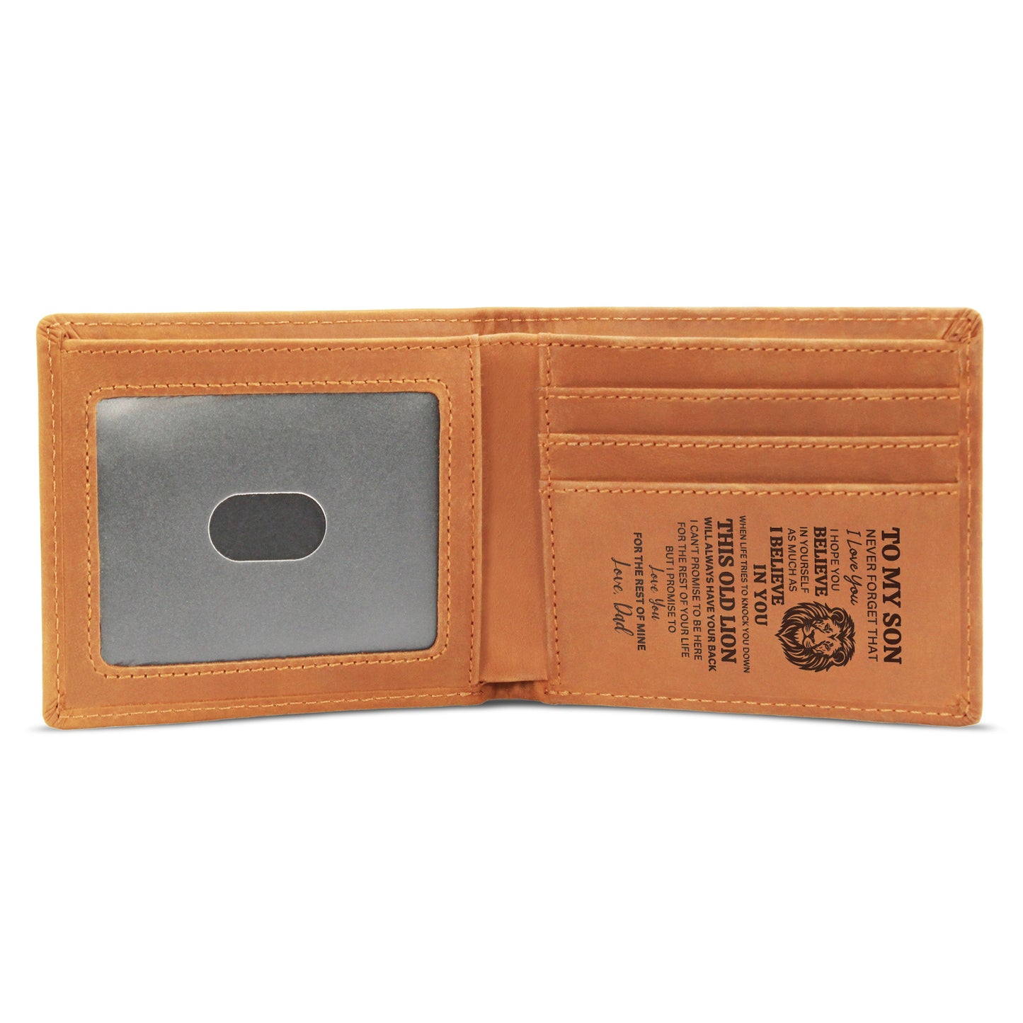 To My Son Lion Wallet 08182026