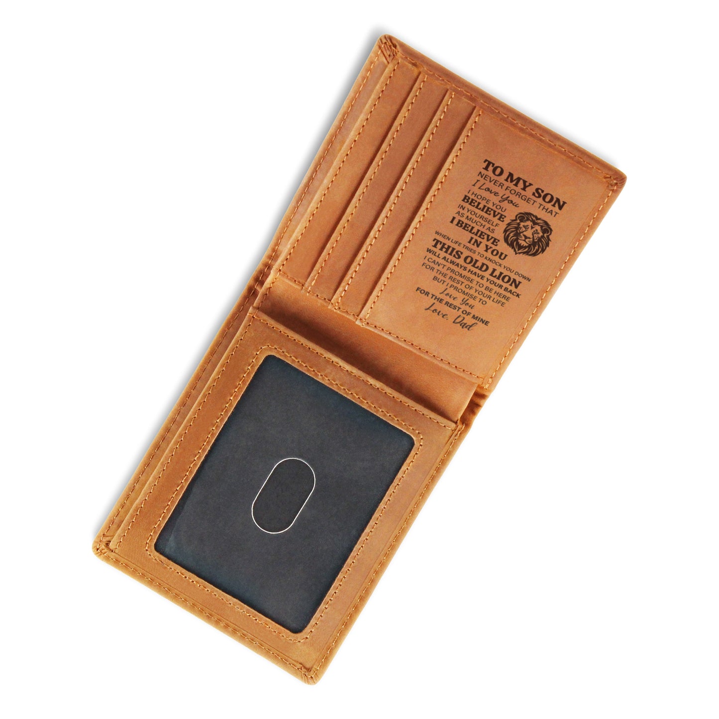 To My Son Lion Wallet 08182026