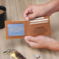 To Our Grandson Leather Wallet