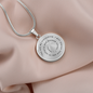 Custom Quote Necklace - Spiral Text