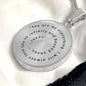 Custom Quote Necklace - Spiral Text
