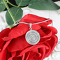 Custom Quote Necklace - Spiral Text