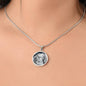 Graphic Sonogram Pendant Necklace