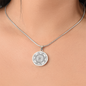 Sri Yantra Sacred Geometry Cube Necklace