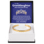 To My Granddaughter Cuff Bracelet