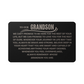 To Our Grandson Metal Wallet Insert