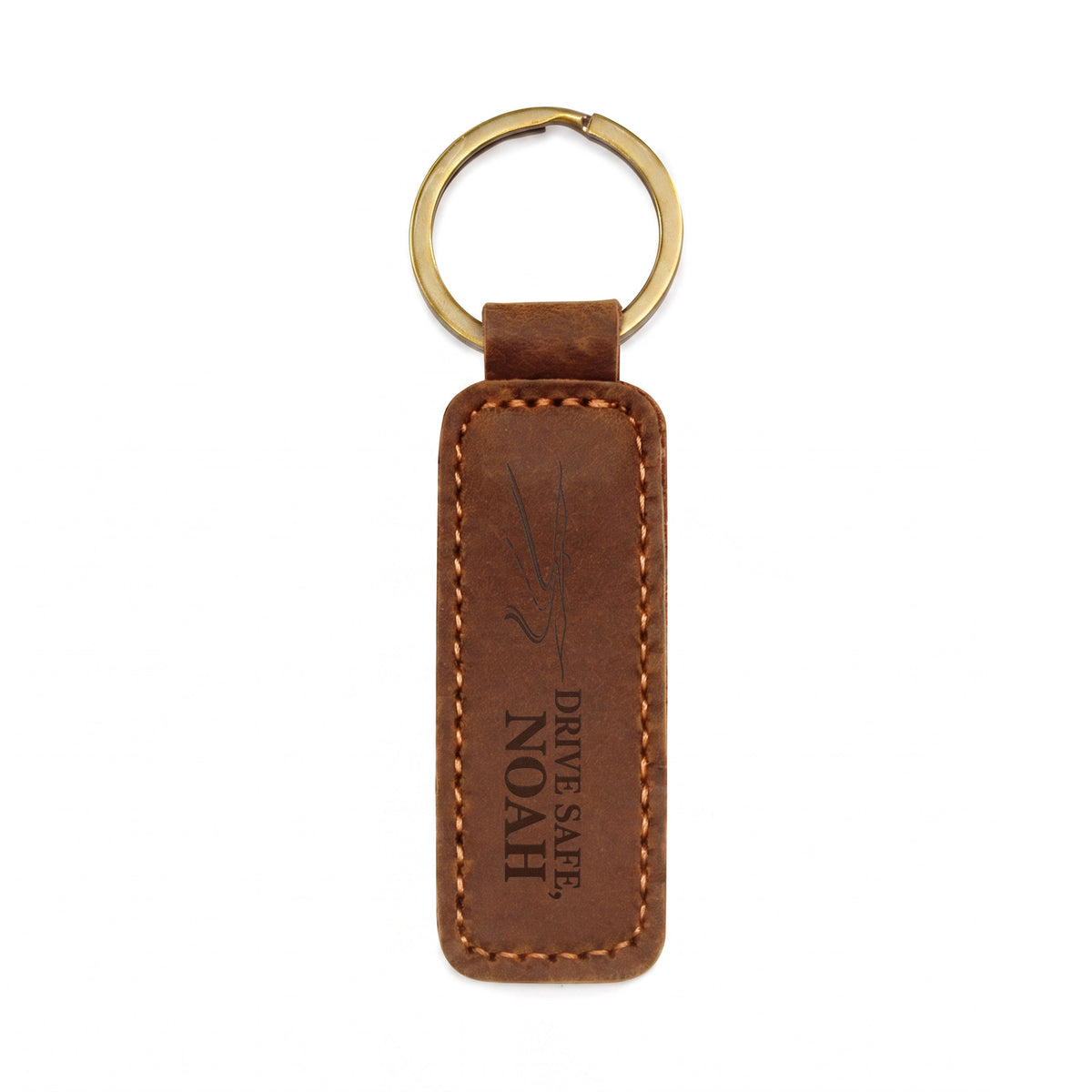 Grandson Leather Keychain 09262026