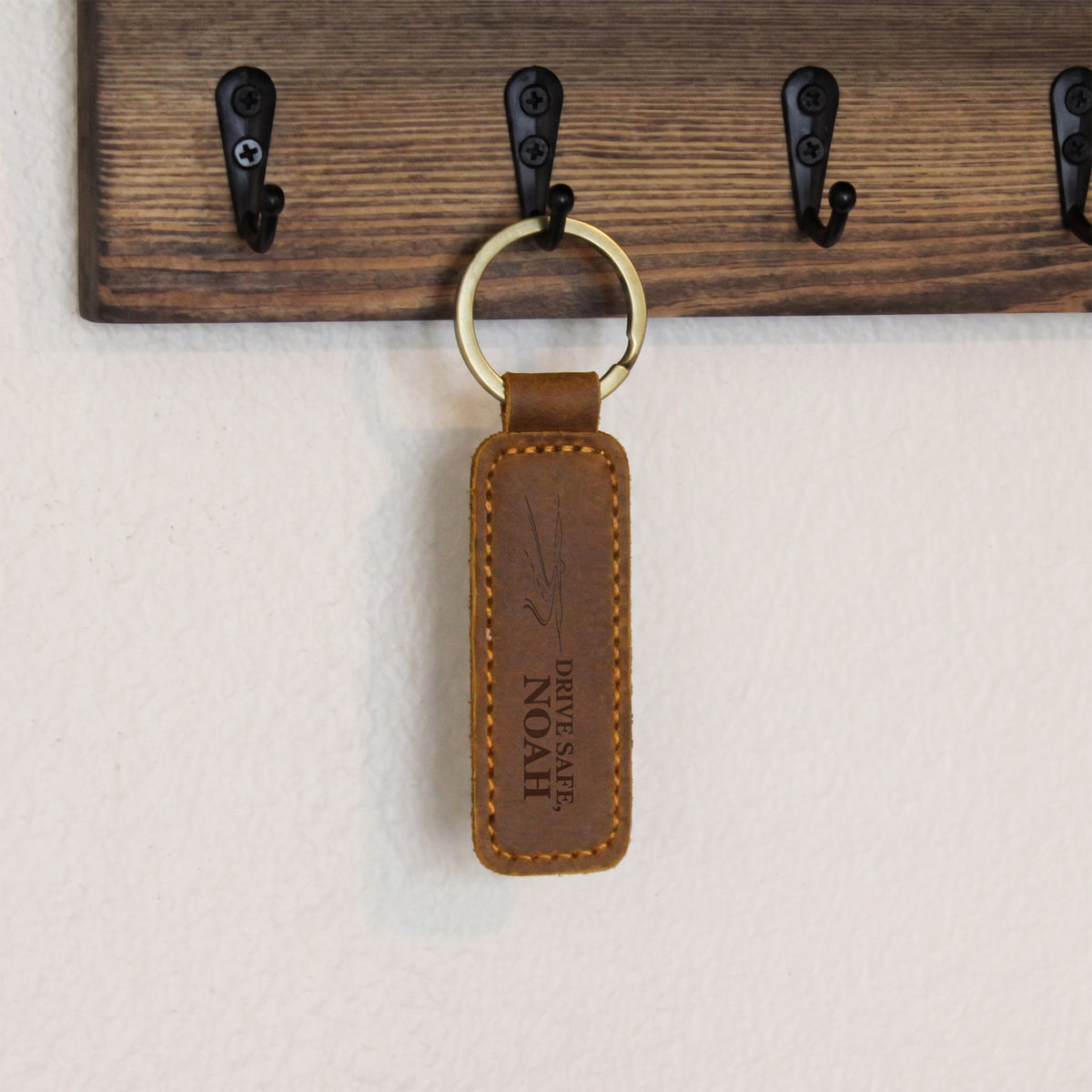 Grandson Leather Keychain 09262026