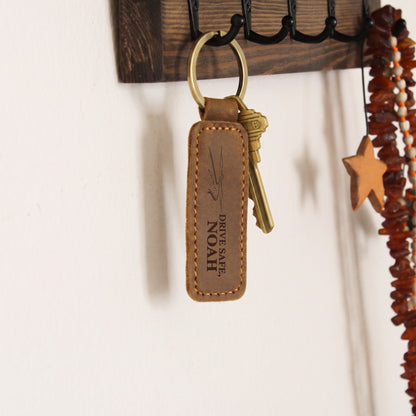 Grandson Leather Keychain 09262026