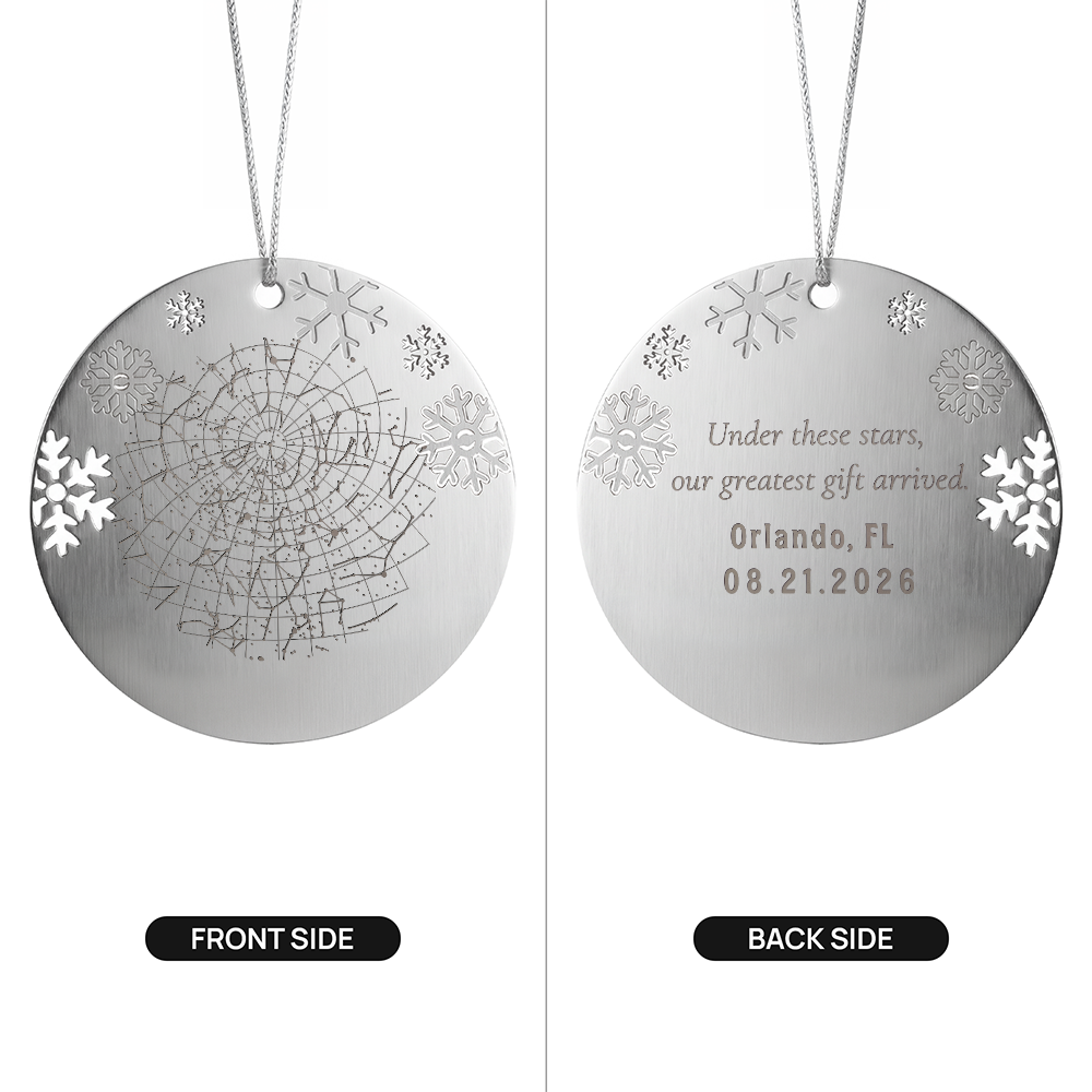 Metal Ornament Night Sky 09282026