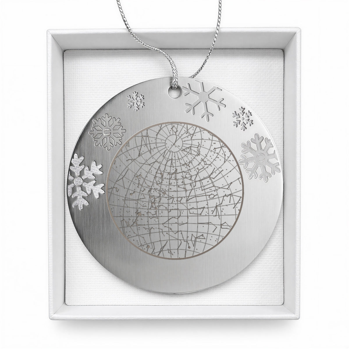 Night Sky Metal Ornament