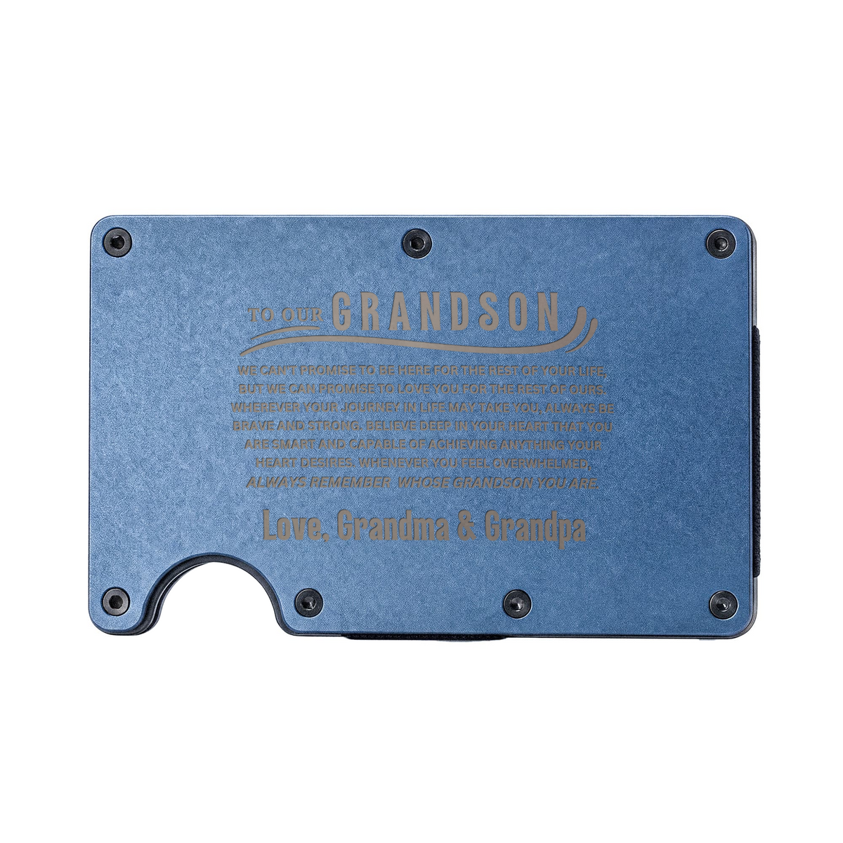 Grandson Custom Metal Wallet