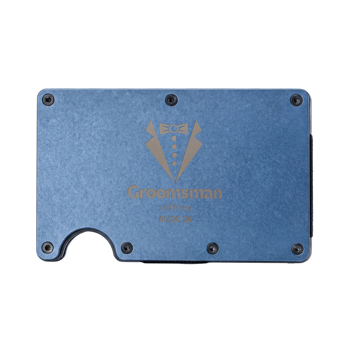 Groomsmen Metalic Wallet 10092026
