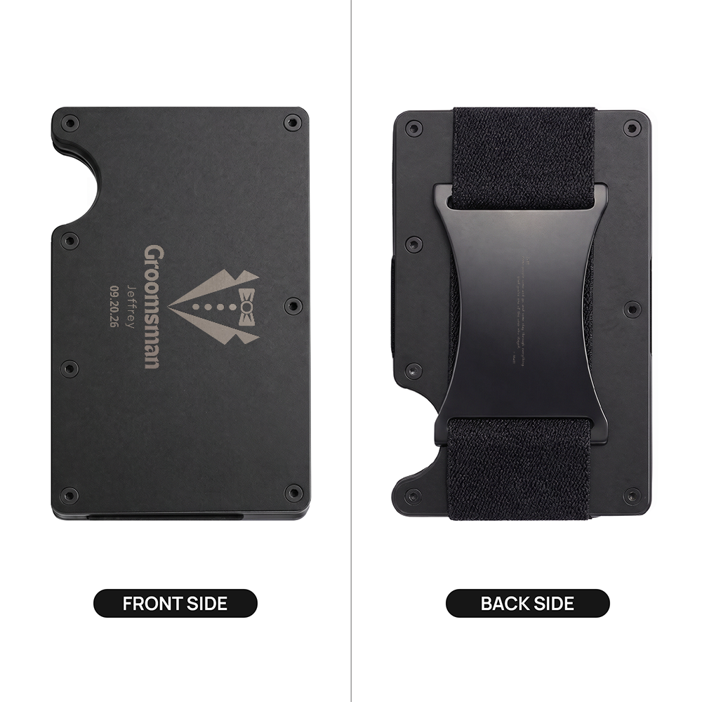 Groomsmen Metalic Wallet 10092026