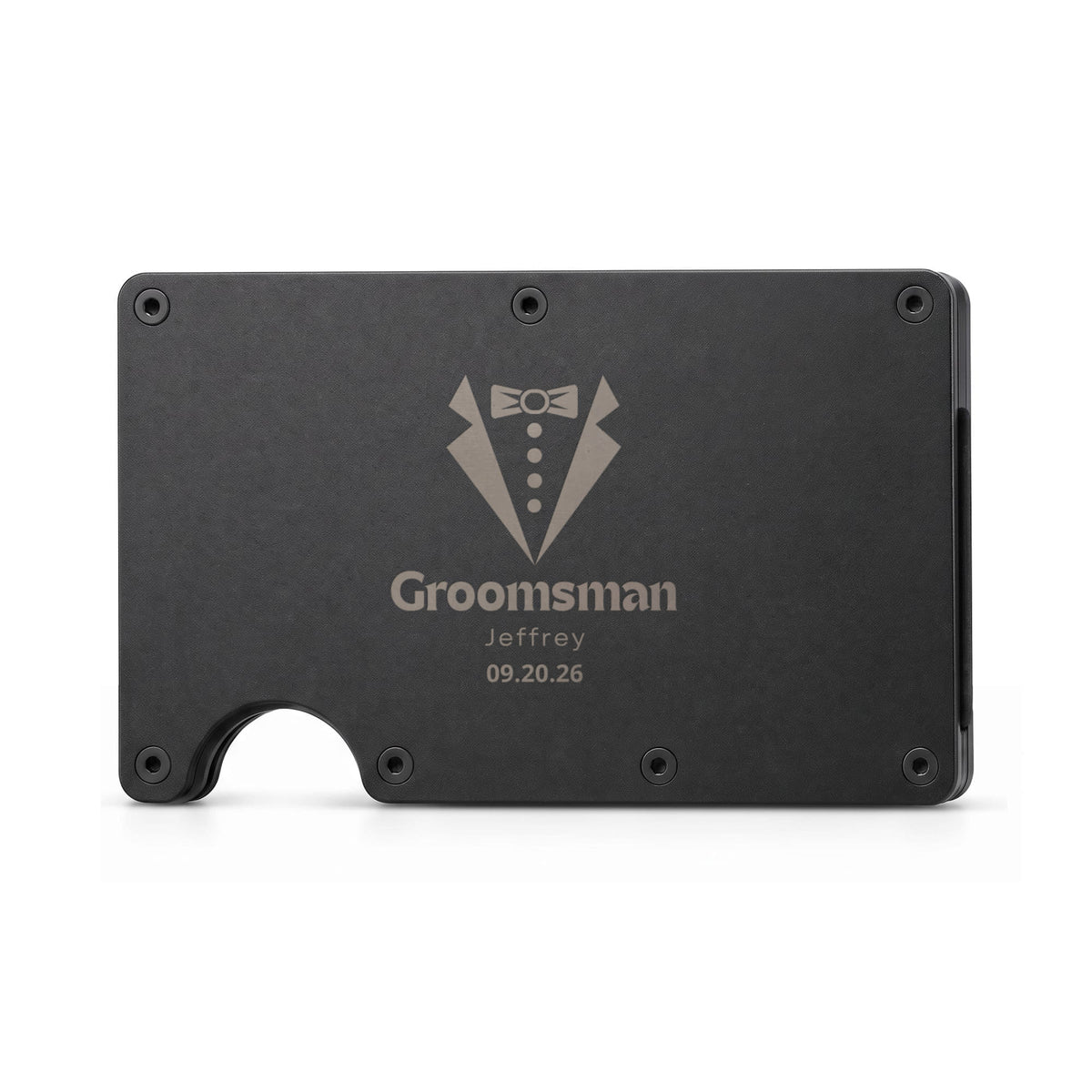 Groomsmen Metalic Wallet 10092026