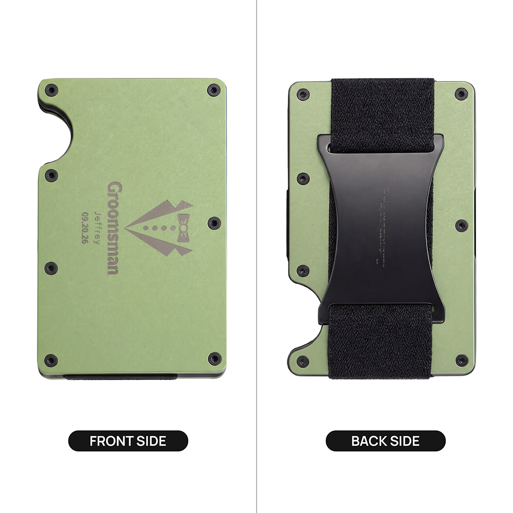 Groomsmen Metalic Wallet 10092026