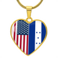 Custom 2 Flag Heart Necklace 12122025