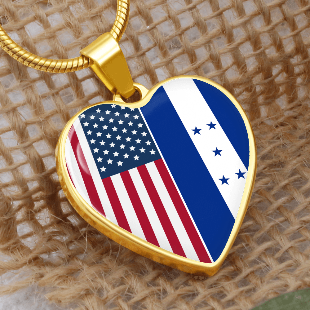 Custom 2 Flag Heart Necklace 12122025