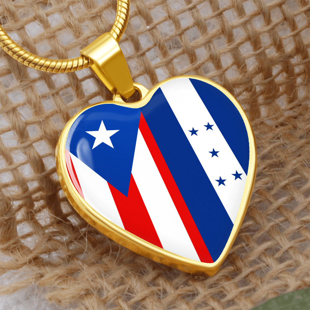 2 Flag heart Pendant 12172025