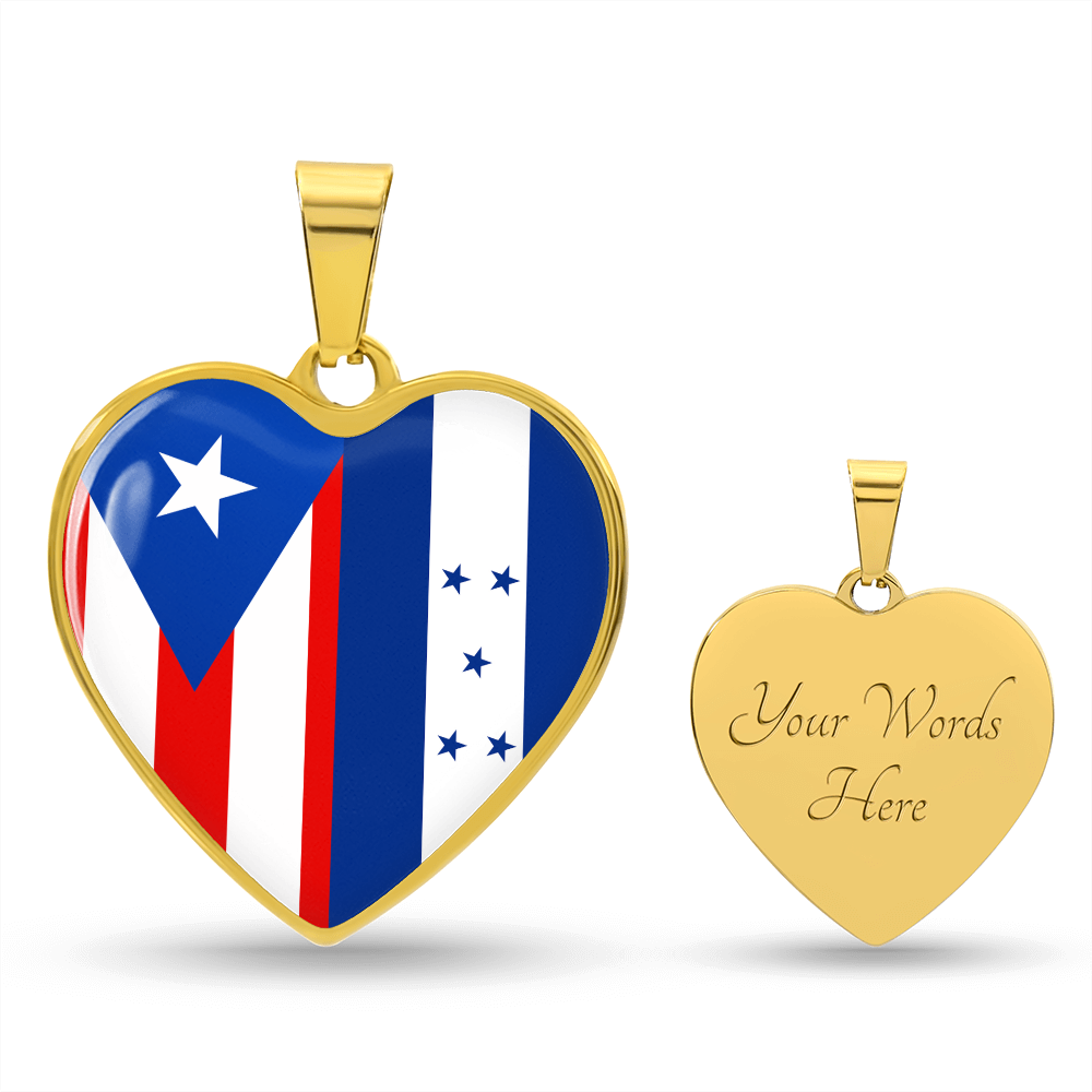 2 Flag heart Pendant 12172025