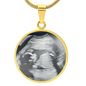 Graphic Sonogram Pendant Necklace