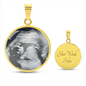 Graphic Sonogram Pendant Necklace