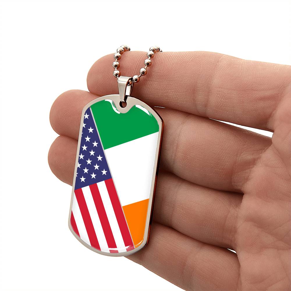Custom Two Country Flag