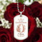 Granddaughter Dog Tag Necklace