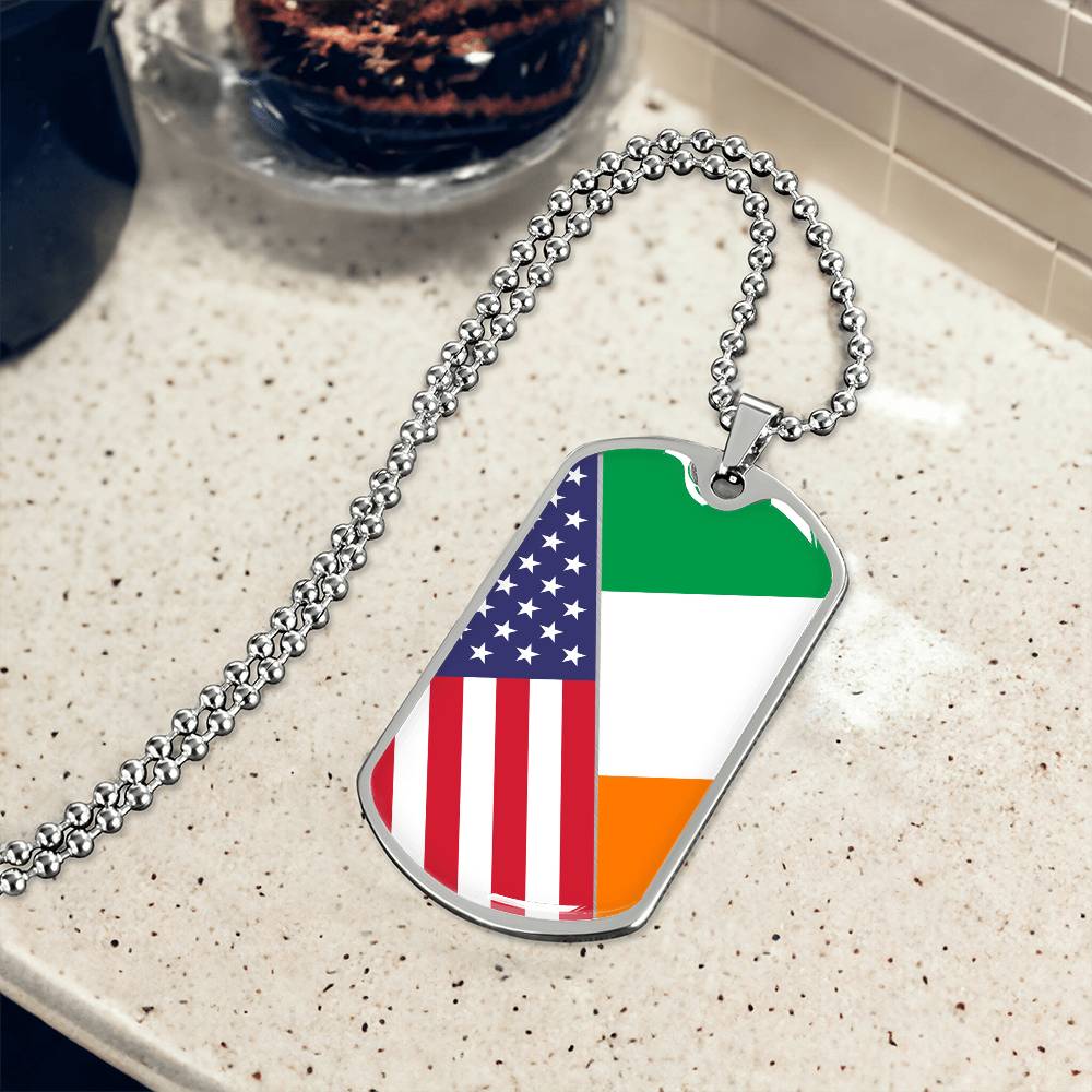 Custom Two Country Flag