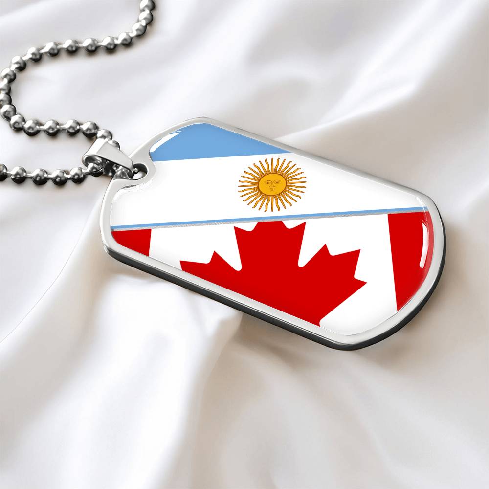 Custom Two Country Flag