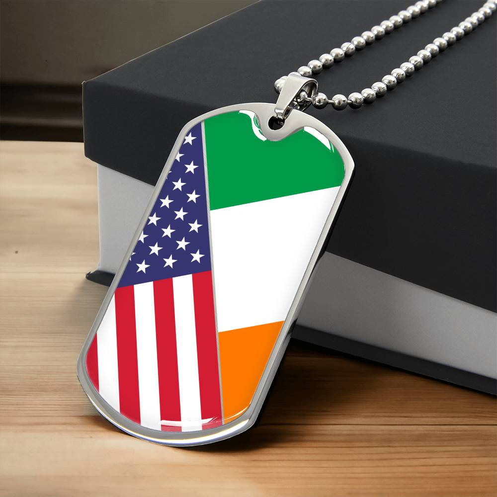 Custom Two Country Flag