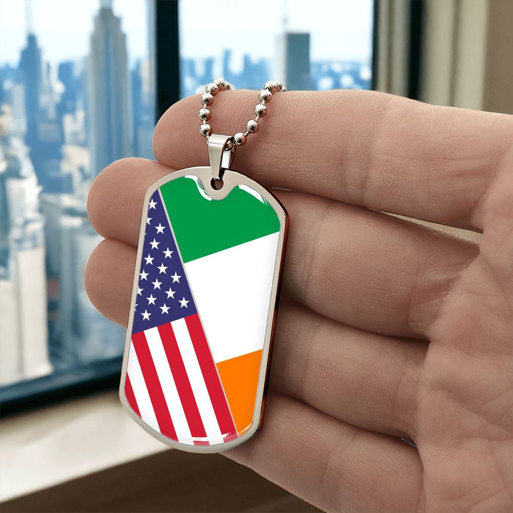 Custom Two Country Flag